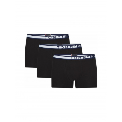 Tommy Hilfiger pánske čierne boxerky 3 pack - M (0R9)