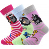 Boma® 3PACK Ponožky Boma Krtko - mix 1-holka Veľkosť: 25-29 (17-19)