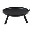 Ohnisko Strend Pro, BBQ, gril s roštom, na drevené uhlie, kovové, okrúhle, 590x260 mm