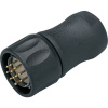 ifm Electronic E60128 neupravený zástrčkový konektor pre senzory - aktory, E60128, piny: 12, 1 ks; E60128