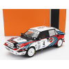 Ixo-models Lancia Delta Integrale 16v Martini (nočná verzia) N 4 Rally Safari 1990 Alessandro Fiorio - Luigi Pirollo 1:18 Biela modrá červená