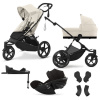 CYBEX SET Kočík športový a bežecký 4v1 Avi Spin Seashell Beige Gold s autosedačkou a doplnkami
