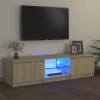zahrada-XL TV skrinka s LED svetlami dub sonoma 140x40x35,5 cm 804295