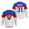 Slovensko - Samuel Hlavaj 2026 Hokejový Replica Dres Biely Dámske XL