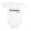 Body krátky rukáv s vtipným textom Baby Nellys, Malý Casanova, chalan 74 (6-9m)