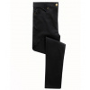 Premier Workwear Dámske chino džínsy slim fit PR570 Black 52 (24)/31