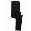 Premier Workwear Dámske chino džínsy slim fit PR570 Black 40 (12)/31