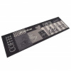 vidaXL Kuchynský koberec umývateľný Coffee čierny 45x150 cm zamat - Viacfarebný - 19730-161292