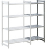 Systém zásuvných plastových regálov ,š x h police 680 x 540 mm