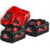 Sada Milwaukee M18 HNRG-552, 2xM18 5.5 / 1xM12 3.0 / M12-18FC