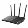 ASUS RT-AX57 Dual-Band Wireless Gigabit Router 802.11ax, 1xGbE WAN, 4xGbE LAN, 4x exter.antenna, Black