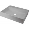 Deante Correo, granitové umývadlo na dosku 500x400x125 mm, šedá metalíza, DEA-CQR_SU5S