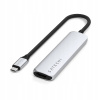 Satechi 4-v-1 USB-C Slim hliníkový adaptér 4K USB-C, 4K HDMI, 2x USB-A
