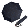 Knirps Knirps Re3 Duomatic structureblue- ľahký dámsky skladací dáždnik