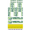 Sada samolepiek MERLO ROTO 40.25 nápis s nálepkou (Sada samolepiek MERLO ROTO 40.25 nápis s nálepkou)