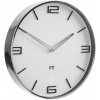 FUTURE TIME Dizajnové nástenné hodiny Future Time FT3010WH Flat white 30cm