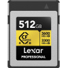LEXAR CFExpress PRE GOLD 512GB