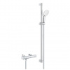 Grohe GROHTHERM 800 COSMOPOLITAN sprchový set s termostatickou baterií, ruční sprcha se 2 proudy, tyč, hadice, Water Saving, chrom