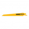 DeWALT DT2359 - Bimetalové pílové listy na drevo s klincami a plast, 152mm, rýchle rezy, pre chvostové píly, 5ks