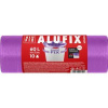 Alufix Vrecia na odpad zaťahovacie Elastic FIX LDPE 60l 22µm 10ks fialové