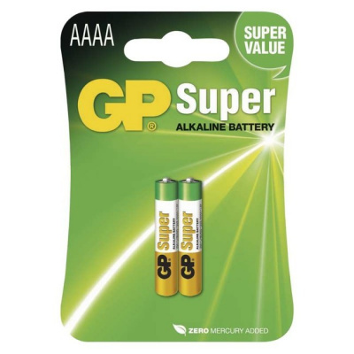 Alkalická špeciálna batéria GP 25A (AAAA, LR61) 1,5 V, 2ks 1021002512