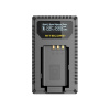 Nitecore USN2 duálna nabíjačka pre fotoaparáty Sony