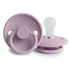 OKRÚHLY CUMLÍK FRIGG ROPE SOFT LILAC, 0-6M, SILIKÓN