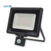 KOBI LED Reflektor 50W s detektorom pohybu 4000K čierny
