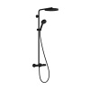 Hansgrohe Pulsify S Puro - Showerpipe 260 1jet s termostatom Ecostat Fine, EcoSmart, s ručnou sprchou 3jet, čierna matná 24237670