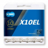 KMC X10EL Silver 10 Speed Chain Veľkosť: Univerzálna veľkosť