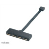 Kábel rozdeľovač Akasa RGB LED (AK-CBLD02-10BK)