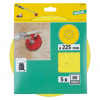 Wolfcraft Wolfcraft samodržné brusné kotouče K80 o225mm 5633000