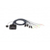 ATEN 2-port DisplayPort KVM, audio CS-22DP