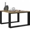 Konferenčný stolík TopEshop štvorcový 67 x 67 x 40 cm dub artisan