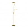 Trio LED stojací lampa Arizona mosaz 426410208