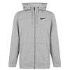 Nike Dri-FIT Men's Full-Zip Training Hoodie Grey L