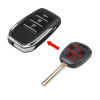 Náhradný kryt kľúča - Toyota / planžeta TOY48 (3-tlačidlový) prestrojovací