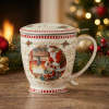 Vianočný hrnček s sitkom a pokrievkou 460 ml