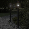 Vonkajšia Stojaca Lampa Čierna Nehrdzavejúca Oceľ Čierna