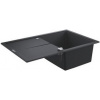 GROHE K400 31639AP0 Kuchynský drez 780x500 s automatickým odtokom, granitová čierna 31639AP0