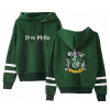Mikina Harry Potter Draco Malfoy Slytherin s kapucňou 146 ZELENÁ