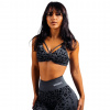 Dámska podprsenka Nebbia Primal Medium Support Leopard Sports Bra 854 black leopard XS