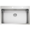 Nerezový drez Sinks BOXER 790 RO, kefovaný povrch - hrúbka 1,2mm