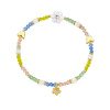 Éternelle Barevný korálkový náramek Colorful Summer NR2046 Barevná/více barev 16 cm