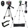Statív Tripod 136 cm Selfie Pilot Držiak na telefón Puzdro ALUMINIUM POŤAH