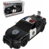 Auto černé policejní 1:20 Policie na baterie Světlo Zvuk