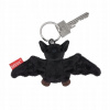 Plyšová Hračka Kľúčenka Netopier Čierny - 8cm