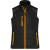 James & Nicholson Vesta JN 1821, hybridní, dámská COT021821d8905-black/neon 2XL Černá/oranžová fluorescent
