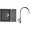 Set Sinks G1472XC (dřez Linea 600 XC Titanium 72 + baterie Vitalia Chrom - lesklý)