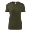 Tričko dámske MALFINI® Classic New 133 military veľ. L
